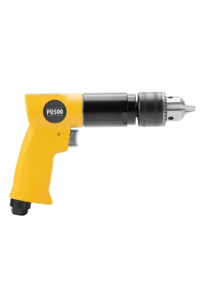 Пневматическая дрель PD500, 500 об/мин, 114 л/мин, 13 мм Denzel