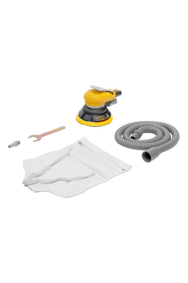 Эксцентриковая шлифовальная машина EPG125, 125 мм, 9000 об/мин, 5 мм, 113 л/мин// Denzel