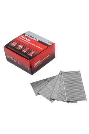 Гвозди для пневматического нейлера 16GA, сечение 1.6 х 1.4, длина 40 мм, 2500 шт Matrix