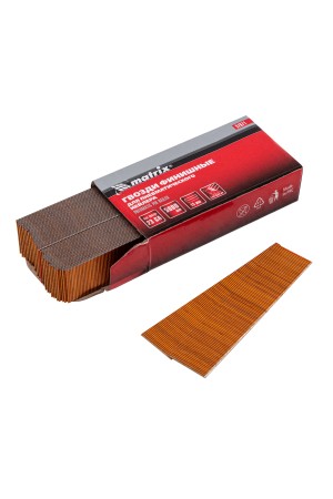 Гвозди финишные, (шпильки) 23GA для пневматического нейлера финишного D 0.64 мм, длина 15 мм, 5000 шт Matrix