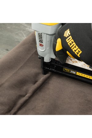 Скобы 21GA для пнев. степл., 12мм, шир. - 0,95мм, тол. - 0,6мм, шир. скобы - 12,8мм, 5000шт Denzel