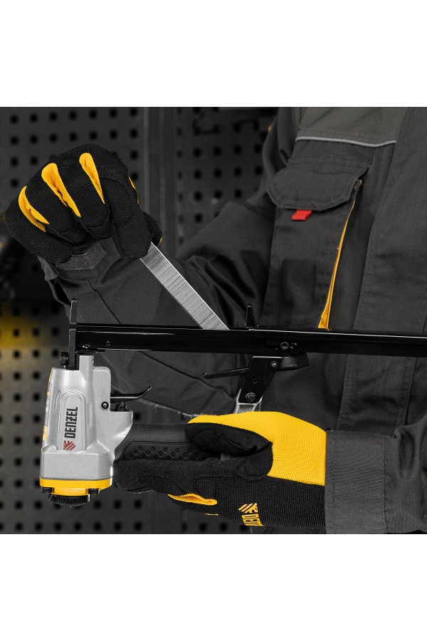 Скобы 21GA для пнев. степл., 16мм, шир. - 0,95мм, тол. - 0,6мм, шир. скобы - 12,8мм, 5000шт Denzel