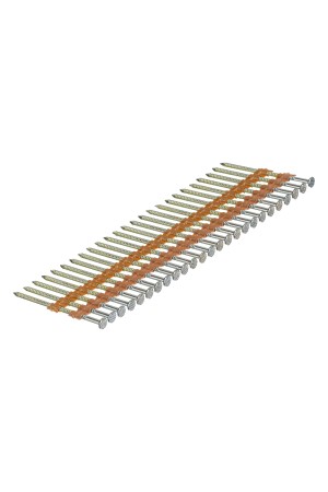 Гвозди для пнев. нейлера (оцинк.), длина - 65 мм, диам. - 2,9 мм, 2000 шт. Denzel