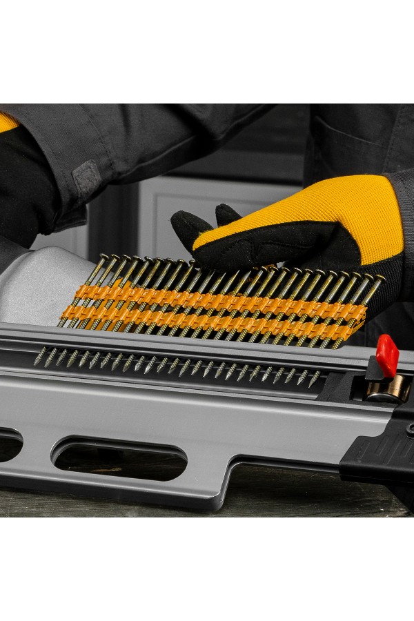 Гвозди для пнев. нейлера (крашен.) длина - 75 мм, диам. - 3,05 мм, 2000 шт. Denzel