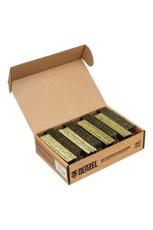 Гвозди для пнев. нейлера (крашен.), длина - 75 мм, диам. - 3,05 мм, 2000 шт. Denzel