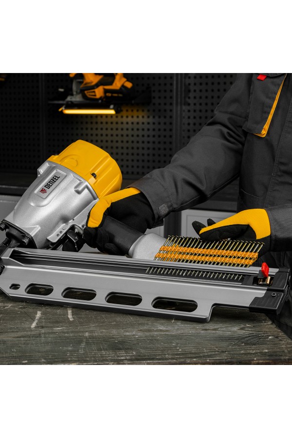 Гвозди для пнев. нейлера (крашен.) длина - 75 мм, диам. - 3,05 мм, 2000 шт. Denzel