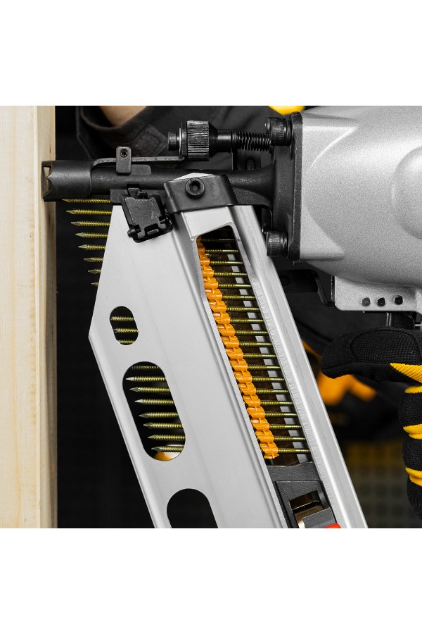 Гвозди для пнев. нейлера (крашен.) длина - 90 мм, диам. - 3,05 мм, 2000 шт. Denzel