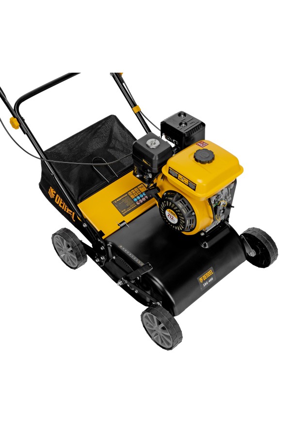 Скарификатор-аэратор бензиновый SAG-400, 212 см3, -15/+10 мм, 40 см Denzel