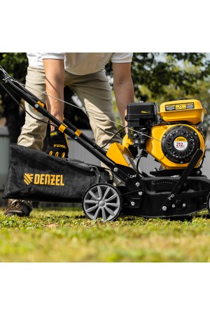 Скарификатор-аэратор бензиновый SAG-400, 212 см3, -15/+10 мм, 40 см Denzel