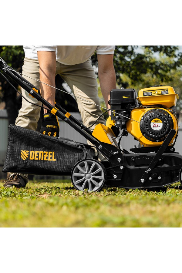 Скарификатор-аэратор бензиновый SAG-400, 212 см3, -15/+10 мм, 40 см Denzel
