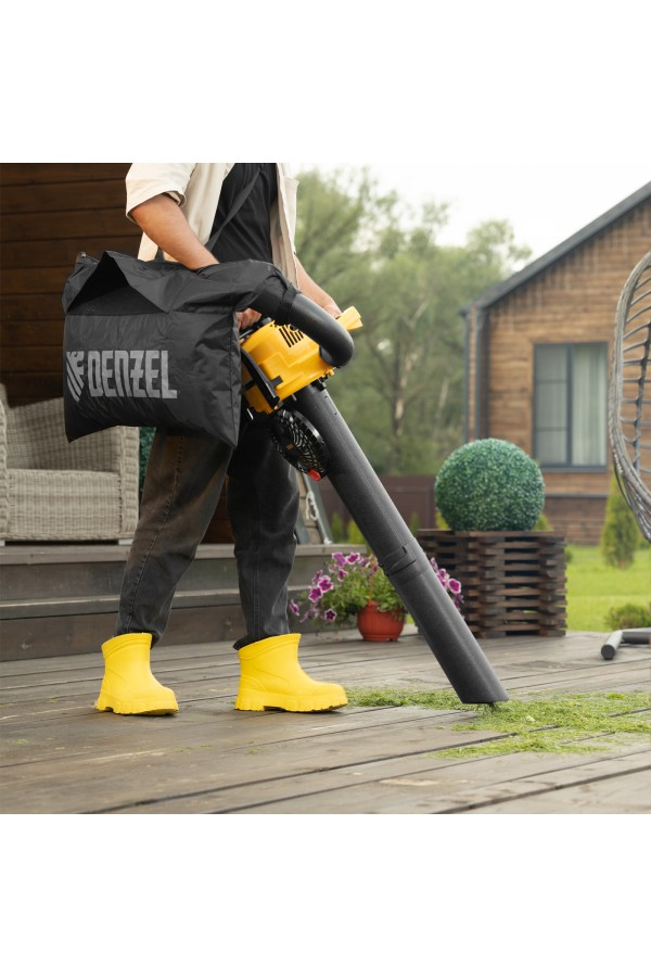 Воздуходувка-пылесос бензиновая GL-260, 26 см3, 1 л.с. Denzel