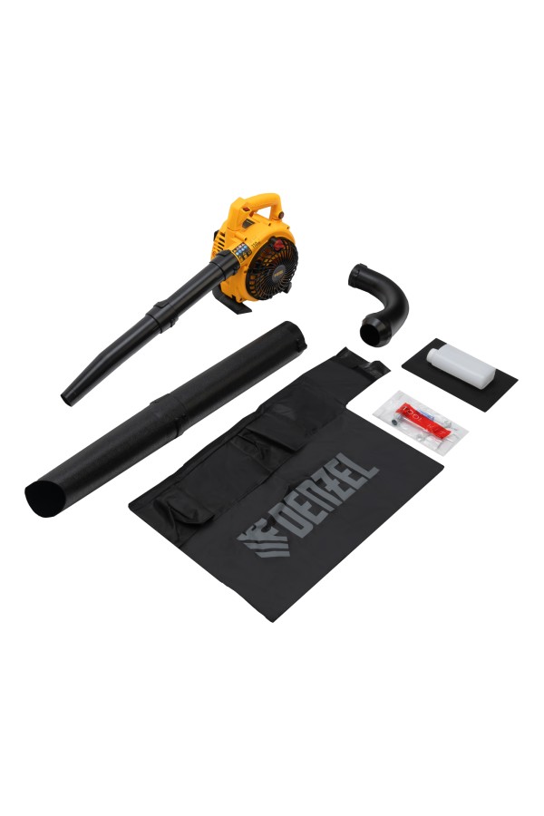 Воздуходувка-пылесос бензиновая GL-260, 26 см3, 1 л.с. Denzel