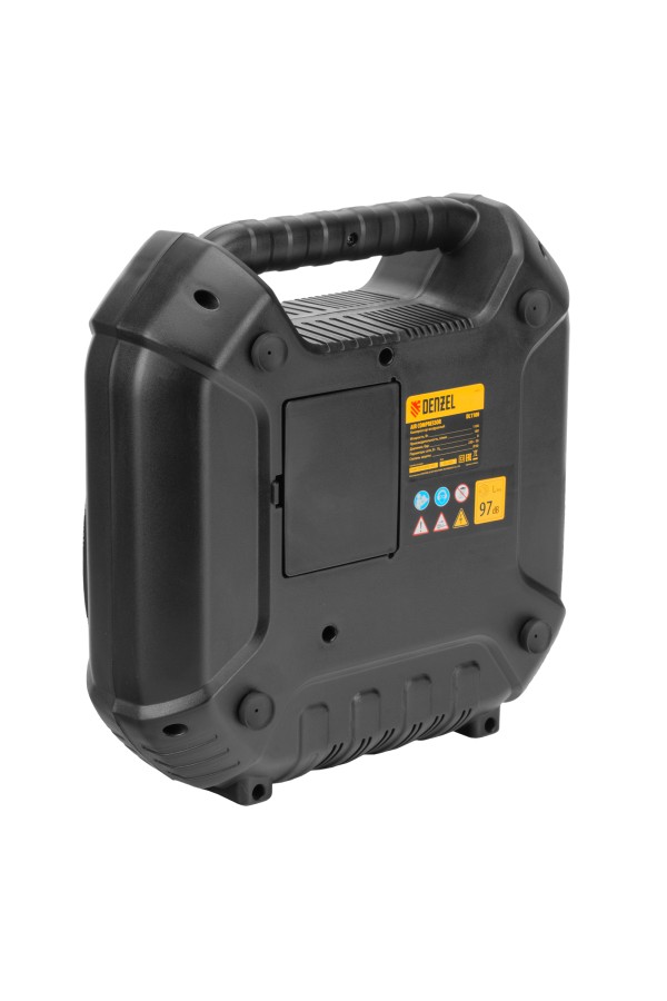 Компрессор воздушный DL1100 1.1 кВт, 180 л/мин, с набором аксессуаров Denzel