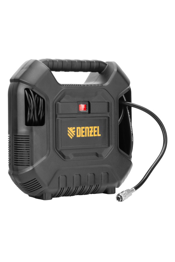 Компрессор воздушный DL1100 1.1 кВт, 180 л/мин, с набором аксессуаров Denzel