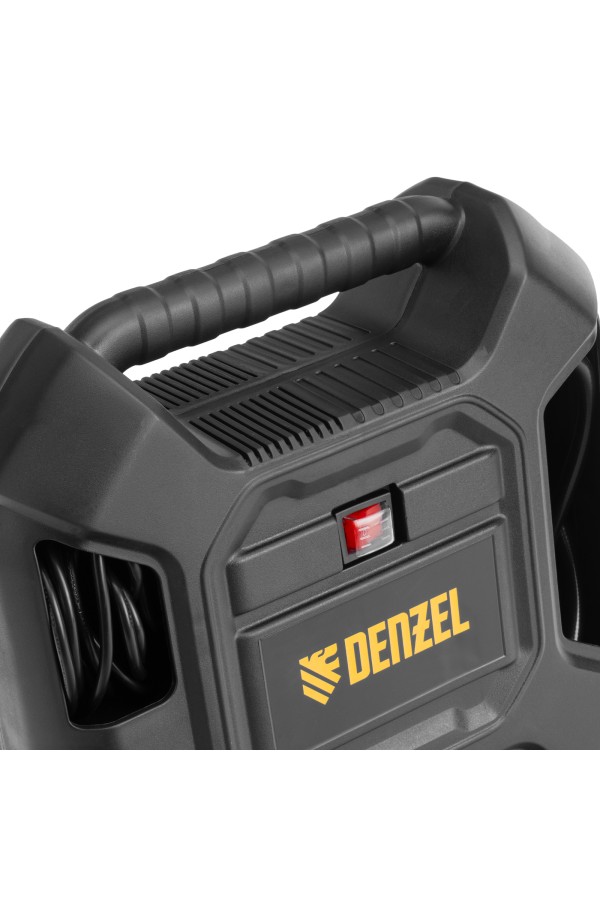Компрессор воздушный DL1100 1.1 кВт, 180 л/мин, с набором аксессуаров Denzel