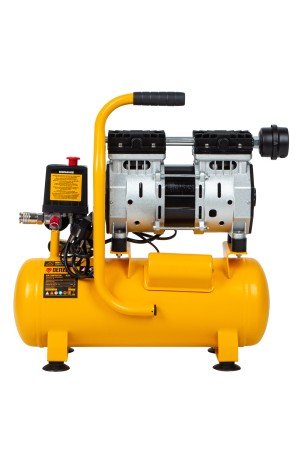Компрессор DLS650/10 безмаслянный малошумный 650 Вт, 120 л/мин, ресивер 10 л Denzel