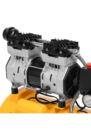 Компрессор DLS950/24 безмаслянный малошумный 950 Вт, 165 л/мин, ресивер 24 л Denzel