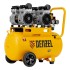 Компрессор безмасляный, малошумный DLS 1500/50, 1500 ВТ, 2x750, 50 л, 260 л/мин// Denzel