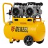 Компрессор безмасляный, малошумный DLS 1500/50, 1500 ВТ, 2x750, 50 л, 260 л/мин// Denzel