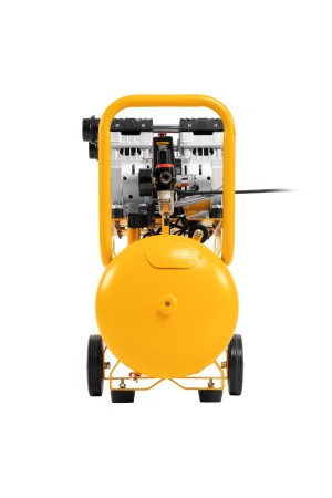 Компрессор безмасляный, малошумный DLS 1500/50, 1500 ВТ, 2x750, 50 л, 260 л/мин// Denzel