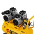 Компрессор безмасляный, малошумный DLS 1500/50, 1500 ВТ, 2x750, 50 л, 260 л/мин// Denzel