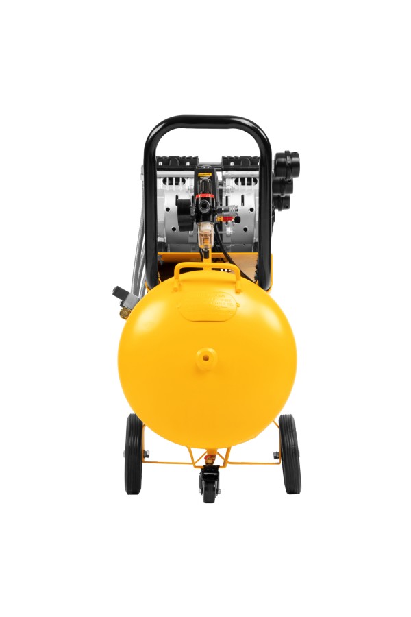 Компрессор безмасляный, малошумный DLS 1800/100,1800 Вт, 3x600, 100 л, 345 л/мин Denzel