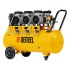 Компрессор безмасляный, малошумный  DLS 2250/100, 2250 Вт, 3x750, 100 л, 410 л/мин блок управления/ Denzel