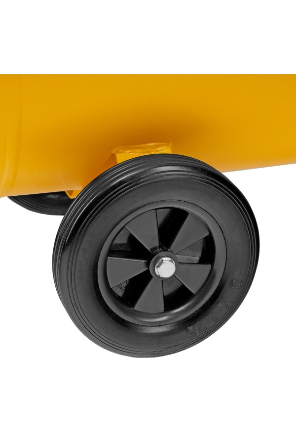 Компрессор безмасляный, малошумный  DLS 2250/100, 2250 Вт, 3x750, 100 л, 410 л/мин блок управления/ Denzel