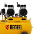 Компрессор безмасляный, малошумный DLS 2200/50, 2200 Вт, 2x1100, 50 л, 380 л/мин// Denzel