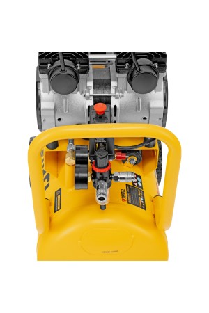 Компрессор безмасляный, малошумный DLS 2200/50, 2200 Вт, 2x1100, 50 л, 380 л/мин// Denzel