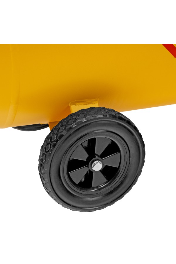 Компрессор безмасляный, малошумный DLS 3300/100, 3300 Вт,3x1100, 100 л, 570 л/мин ,блок управления Denzel