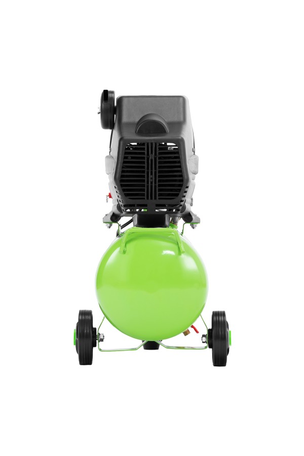 Компрессор с набором КК-1500/24 ПЛЮС, 1.5 кВт, 198 л/мин, 24 л, прямой привод, масляный Сибртех