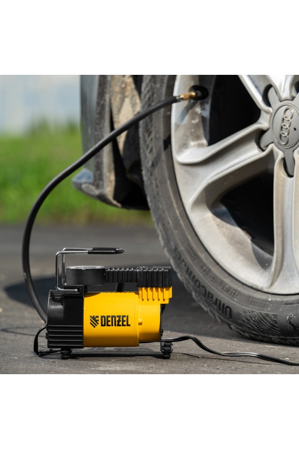 Компрессор автомобильный DС-20,12 В, 7 атм, 35 л/мин Denzel
