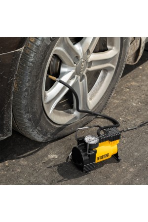 Компрессор автомобильный DС-20,12 В, 7 атм, 35 л/мин Denzel