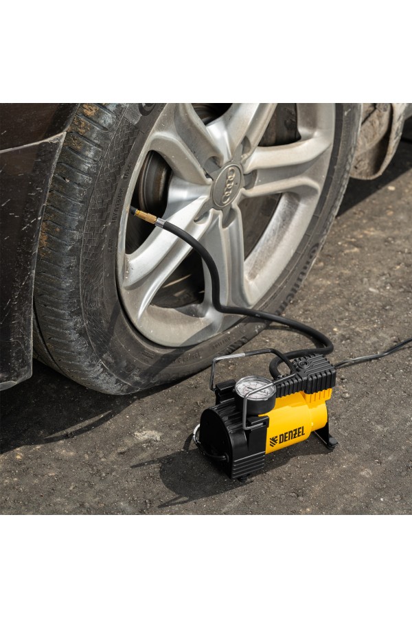 Компрессор автомобильный DС-20,12 В, 7 атм, 35 л/мин Denzel