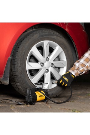 Компрессор автомобильный AC-37, 12 В, 7 атм, 37 л/мин, автомобильный предохранитель Denzel