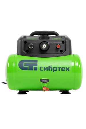 Компрессор воздушный безмаслянный BL 1100/6 1100Вт, ресивер 6 литров, 180 л/мин// Сибртех