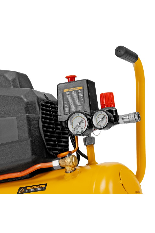 Компрессор воздушный DK1500/24, Х-PRO 1.5 кВт, 230 л/мин, 24 л Denzel