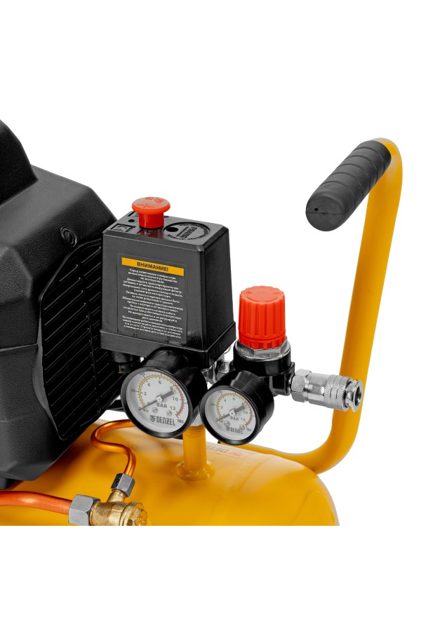 Компрессор воздушный DK1500/24, Х-PRO 1.5 кВт, 230 л/мин, 24 л Denzel