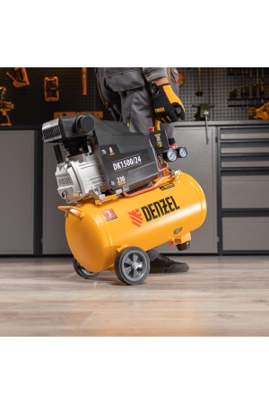 Компрессор воздушный DK1500/24, Х-PRO 1.5 кВт, 230 л/мин, 24 л Denzel