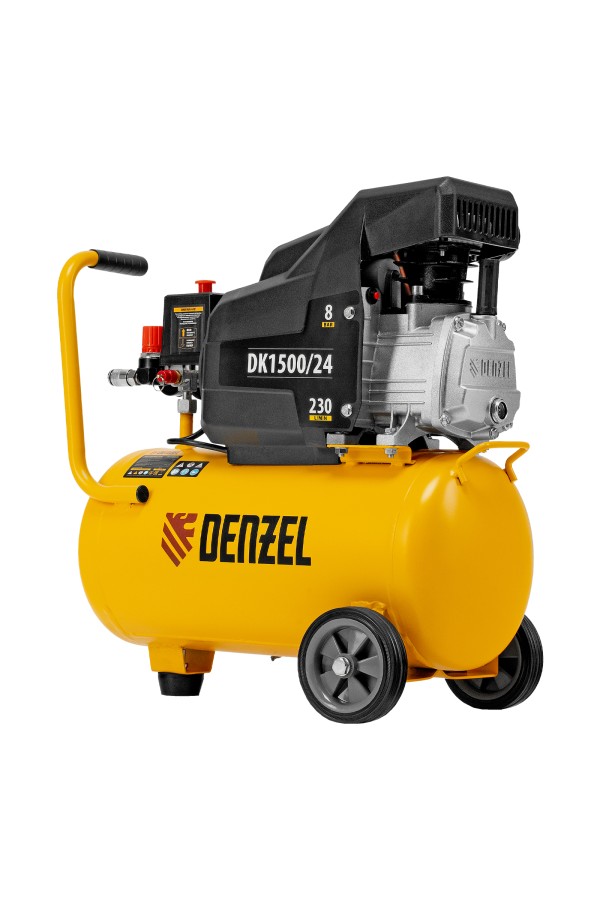 Компрессор воздушный DK1500/24, Х-PRO 1.5 кВт, 230 л/мин, 24 л Denzel