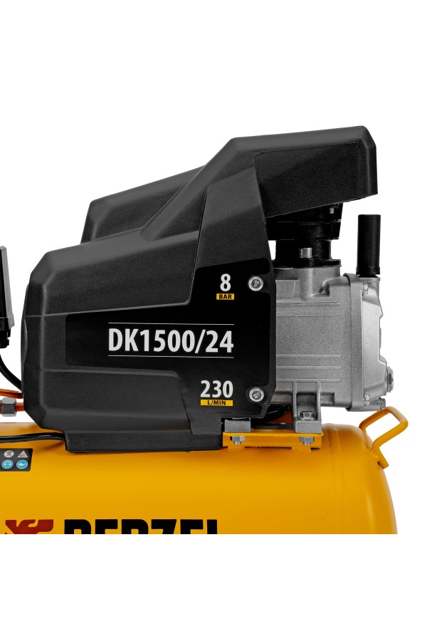 Компрессор воздушный DK1500/24, Х-PRO 1.5 кВт, 230 л/мин, 24 л Denzel