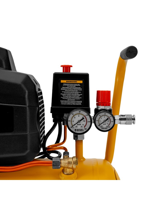 Компрессор воздушный DK1500/24, Х-PRO 1.5 кВт, 230 л/мин, 24 л Denzel