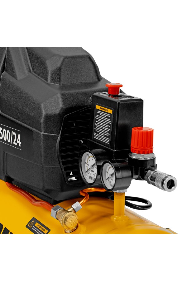 Компрессор воздушный DK1500/24, Х-PRO 1.5 кВт, 230 л/мин, 24 л Denzel
