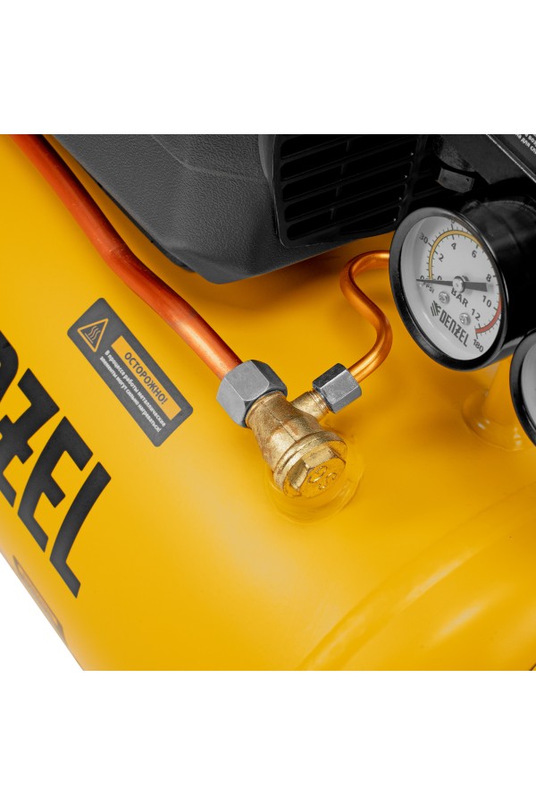 Компрессор воздушный DK1500/24, Х-PRO 1.5 кВт, 230 л/мин, 24 л Denzel