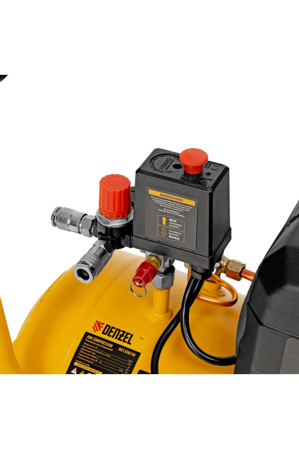 Компрессор воздушный DK1500/50, Х-PRO 1.5 кВт, 230 л/мин, 50 л Denzel