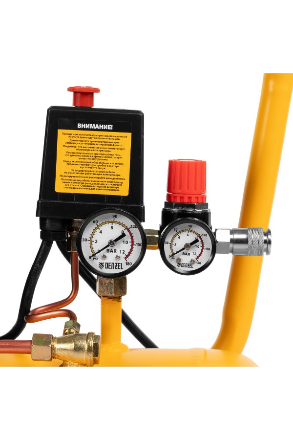 Компрессор воздушный DK1500/50, Х-PRO 1.5 кВт, 230 л/мин, 50 л Denzel