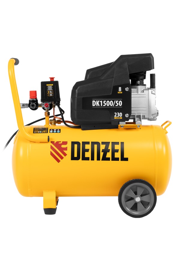 Компрессор воздушный DK1500/50, Х-PRO 1.5 кВт, 230 л/мин, 50 л Denzel
