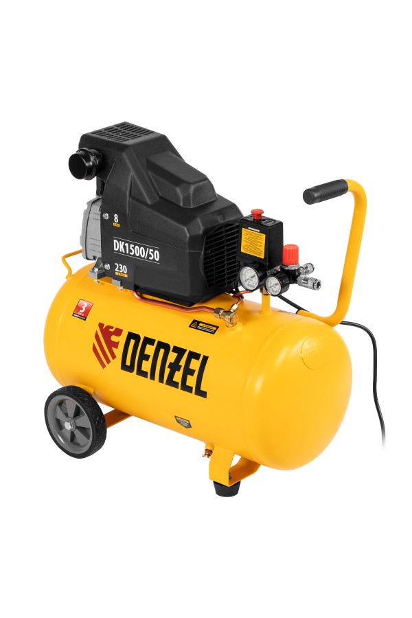 Компрессор воздушный DK1500/50, Х-PRO 1.5 кВт, 230 л/мин, 50 л Denzel