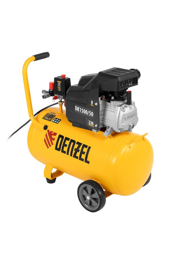 Компрессор воздушный DK1500/50, Х-PRO 1.5 кВт, 230 л/мин, 50 л Denzel